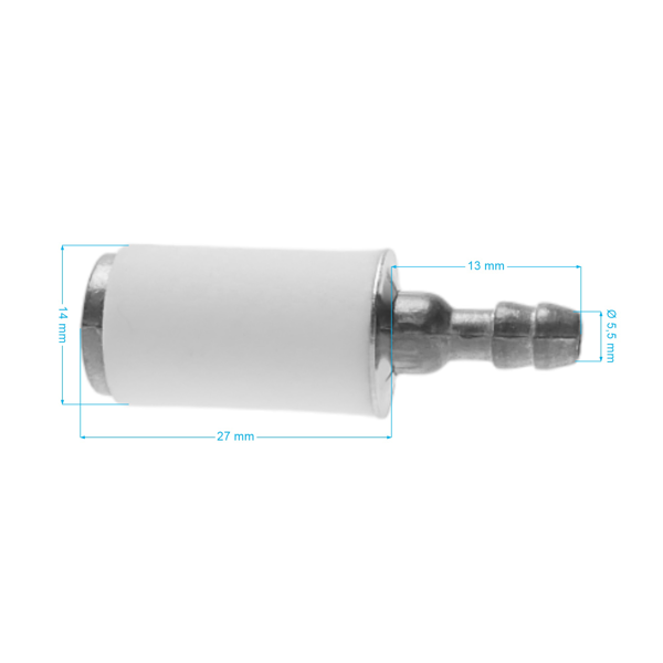 Palivový filter pre motorové píly krovinorezy a ďalšiu záhradnú techniku