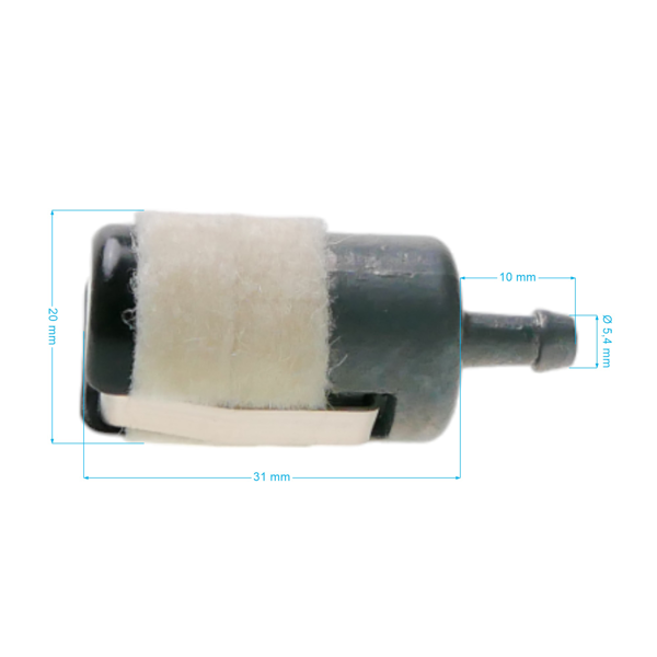 Palivový filter pre motorové píly krovinorezy a ďalšiu záhradnú techniku