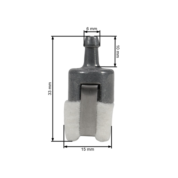 Palivový filter pre motorové píly krovinorezy a ďalšiu záhradnú techniku