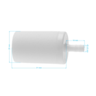 Palivový filter pre motorové píly krovinorezy a ďalšiu záhradnú techniku