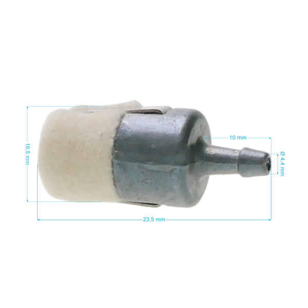 Palivový filter pre motorové píly krovinorezy a ďalšiu záhradnú techniku