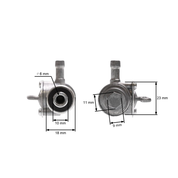 Palivový ventil s filtrovým závitom M10 x 1,25