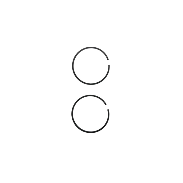 Piestne krúžky 38 mm x 1,2 mm (OEM 11300343002)