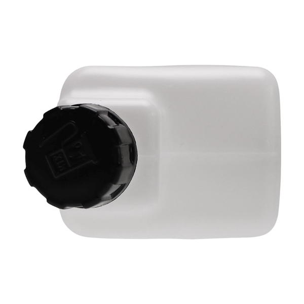 Plastová fľaša na výrobu palivovej zmesi pre motorové píly krovinorezy a ďalšiu dvojtaktnú záhradnú techniku