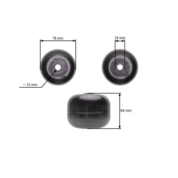 Podporné koleso pre Castel Garden Stiga Brill Stiga Alpina (OEM 82700000/0 1136-0526-01)