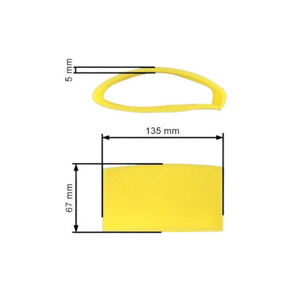 Predfilter pre motory Honda GX240 GX270 (OEM 17218-ZE2-821)
