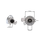 Prevodová hlava pre činské krovinorezy a krovinorezy z hobbymarketov s priemerom rúrky 28 mm na 9-zubovom hriadeli