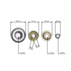 Prevodová hlava pre činské krovinorezy a krovinorezy z hobbymarketov so štvorcovým profilom hriadeľa s priemerom rúrky 25,4 mm