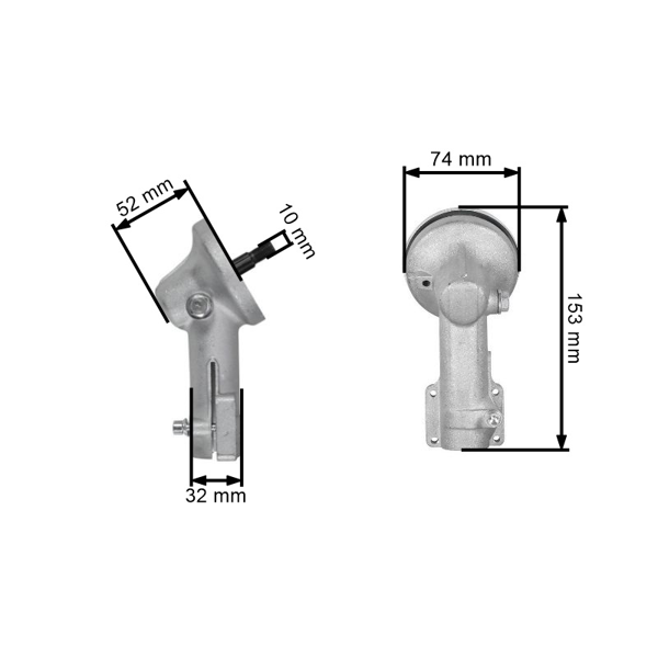Prevodová hlava pre Stihl FR131T FR235 FR410C FR460TC FS89 FS91 FS94 FS111 FS120 2-Mix FS131 FS235 FS240 FS250 2-Mix FS260 FSA130 FSA135 KM131 (OEM 41806400114)