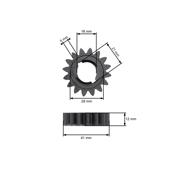 Prevodovka zotrvačníka pre motory Briggs & Stratton 12,0 PS - 15,0 PS (OEM 392134 399676 696537)