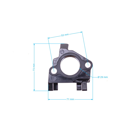Príruba karburátora pre motory Honda GX390 Zongshen 188F (OEM 16211-ZF6-L60)