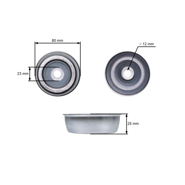 Prítlačná miska žacieho noža pre krovinorezy Stihl FS74 FS87 FS108 FS120 FS130 FS250 HT250 (OEM 41267133100)