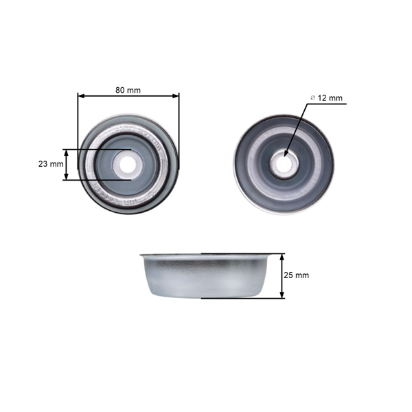 Prítlačná miska žacieho noža pre krovinorezy Stihl FS74 FS87 FS108 FS120 FS130 FS250 HT250 (OEM 41267133100)