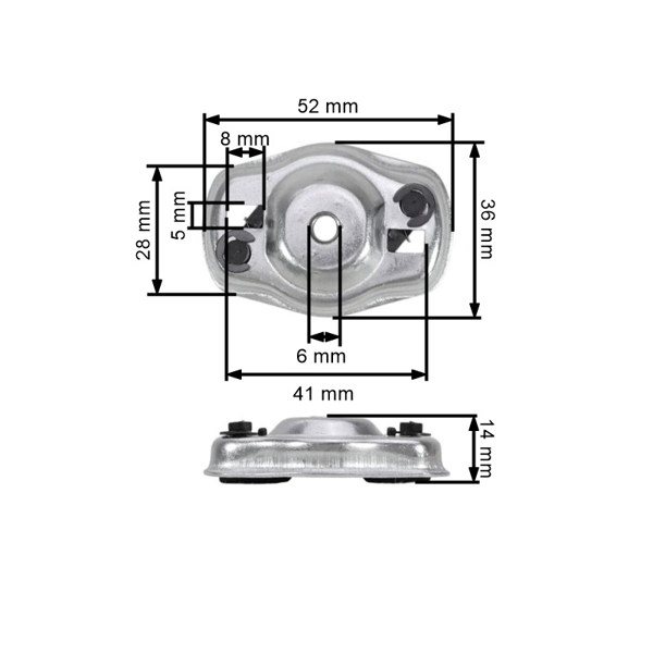 Protikus štartéra pre krovinorezy Husqvarna 125 128R 223R 223L 223R 322R 323R 32J 232RJX (OEM 503873305 503873302 503873304 525845601)