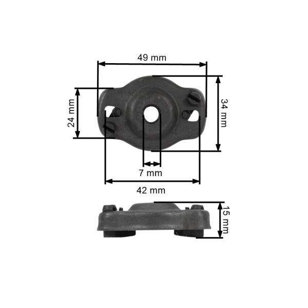 Protikus štartéra pre krovinorezy Stihl FS38 FS40 FS45 FS55 FS56 FS50 FS50C KM55 KM55C KM55R KM55RC (OEM 41401902010)