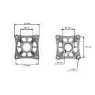 Púzdro hriadeľa mandrely pre záhradné traktory Husqvarna Jonsered McCulloch (OEM 581650801 581650501)