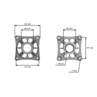 Púzdro hriadeľa mandrely pre záhradné traktory Husqvarna Jonsered McCulloch (OEM 581650801 581650501)