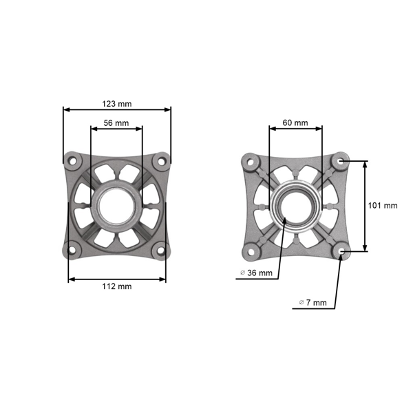 Púzdro hriadeľa mandrely pre záhradné traktory Husqvarna Jonsered McCulloch (OEM 581650801 581650501)