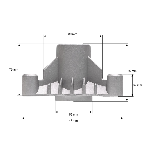 Púzdro hriadeľa mandrely pre záhradné traktory Husqvarna Jonsered Partner McCulloch (OEM 532137152 137152)