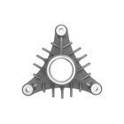 Púzdro hriadeľa mandrely pre záhradné traktory Husqvarna Jonsered Partner McCulloch (OEM 532137152 137152)