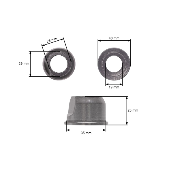 Puzdro kolesa pre záhradné traktory Husqvarna Jonsered Partner McCulloch Craftsman Poulan (OEM 532009040 532124959)
