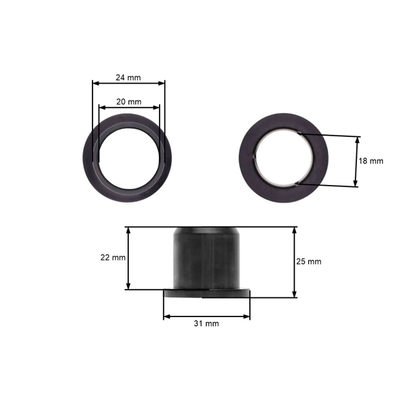 Puzdro kolies pre záhradné traktory MTD Cub Cadet Yard Man (OEM 741-0660)