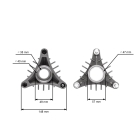 Puzdro tŕňového hriadeľa pre záhradné traktory Husqvarna Jonsered Partner McCulloch Rally VIKING Craftsman Poulan (OEM 6109 004 2010 532128774)