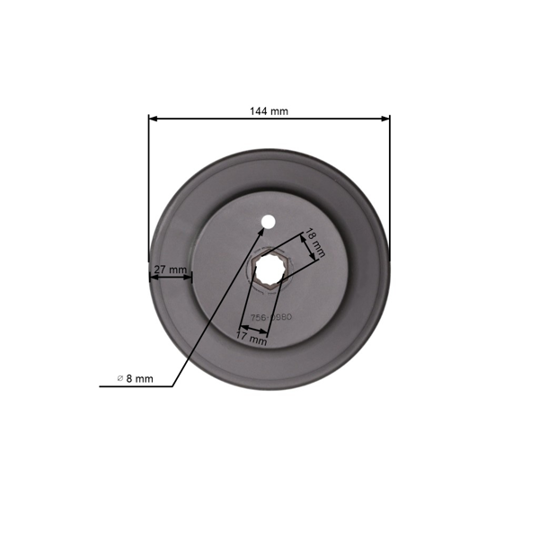 Remenica MTD Gutbrod Lawnflite Yardman Golf Fleurelle Mastercut White Greencut (OEM 756-0980 956-0980)
