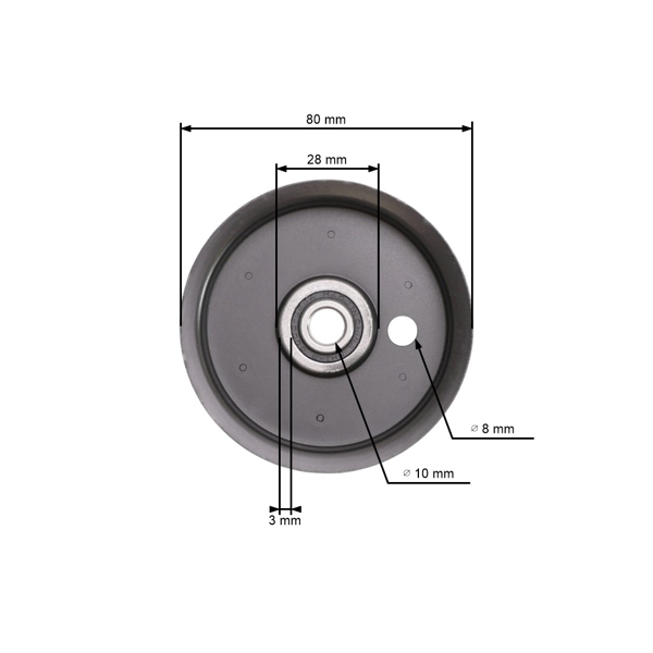 Remenica MTD Oleo-Mac Gutbrod Lawnflite Yardman Turbosilent Central Park Fleurelle Mastercut Bolens Cub Cadet (OEM 756-0981A 756-0981B)