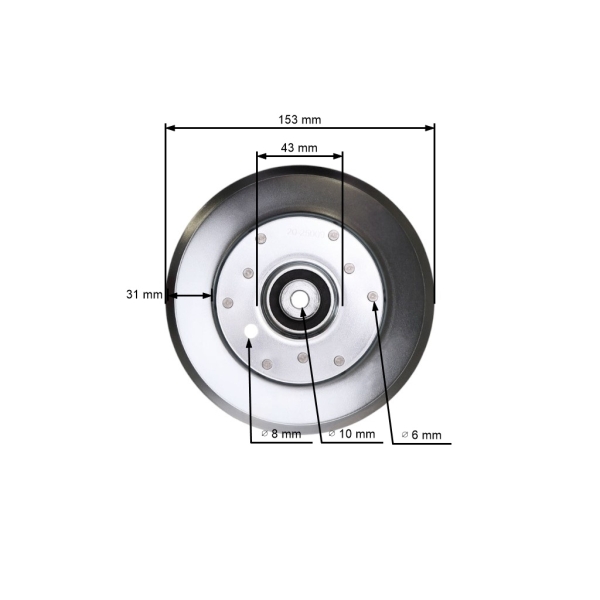 Remenica pre záhradné traktory MTD Cub Cadet Mac Allister Mastercut Efco Oleo-Mac (OEM 756-04050 956-04050)