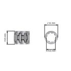 Reťazovka 3/8" 6 zubov pre motorové píly Echo CS-280E CS280EP CS-290EVL CS300 (OEM 1750051530)