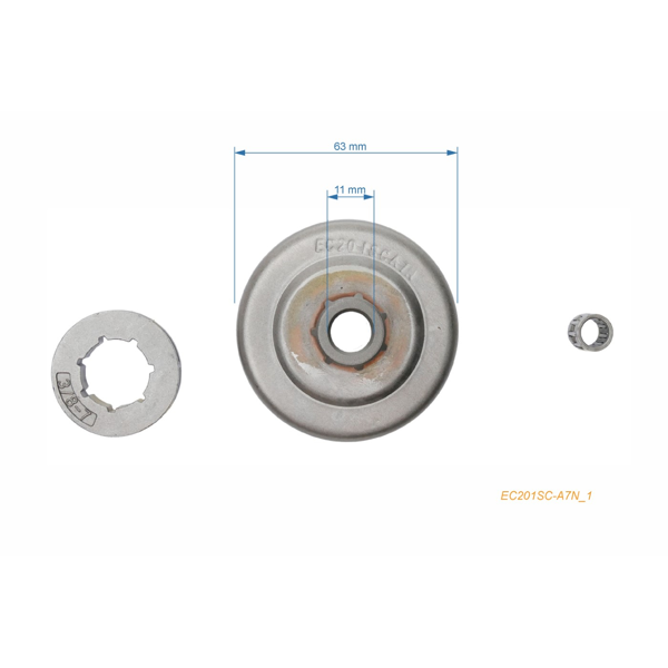 Reťazovka 3/8" 6 zubov pre motorové píly Echo CS-280E CS280EP CS-290EVL CS300 (OEM 1750051530)