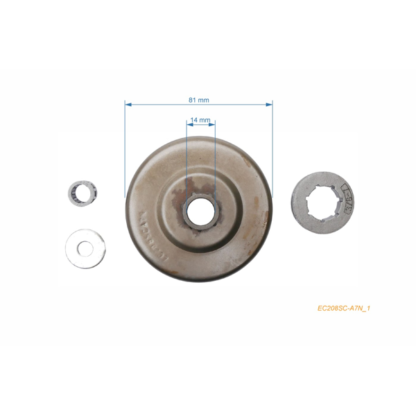 Reťazovka 3/8" 7 zubov pre Echo CS550 CS610 CS510 CS451 CS451VL CS452 CS500