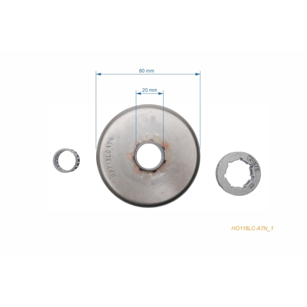 Reťazovka 3/8" 7 zubov pre motorové píly Homelite 330 350 360 410 XL100 XL102 (OEM A97056)