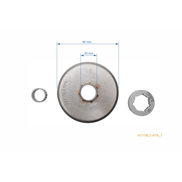 Reťazovka 3/8" 7 zubov pre motorové píly Homelite 330 350 360 410 XL100 XL102 (OEM A97056)