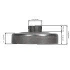 Reťazovka 3/8" 7 zubov pre motorové píly Husqvarna 51 55 55 Rancher 254 262XP (OEM 503453902)