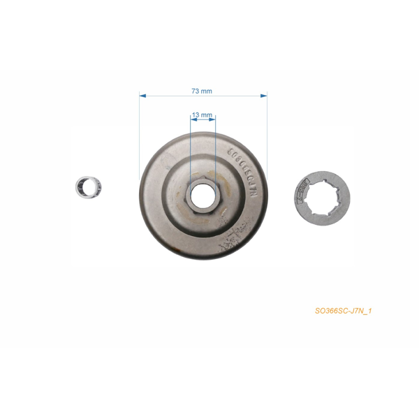 Reťazovka .325" 7 zubov pre motorové píly Solo 639 644 645 651 651 SP