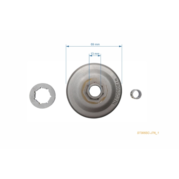 Reťazovka .325" 7 zubov pre motorové píly Stihl 017 018 019 021 023 025 MS170 MS171 MS180 MS181 MS190T