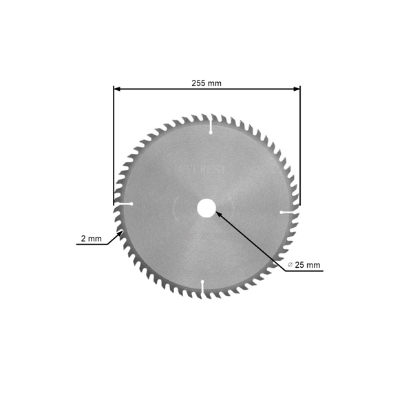 Rezací oceľový nôž 60-zubý pre krovinorezy a motorové vyžínače