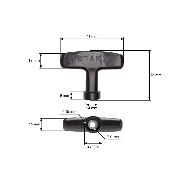 Rukoväť štartéra pre motory Honda (OEM 28461ZE8811 28461-ZG0-004 28461ZG3004)