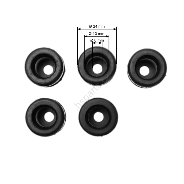 Sada 5 silentblokov pre Čínske motorové píly a píly z hobbymarketov s obsahom motora 25 ccm