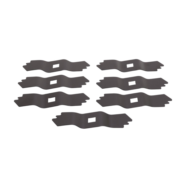 Sada 7 nožov 15,7 cm (6") pre vertikutátory Al-KO Alko 32 E 32 VLE 38 E 38 VLE 38 VLB 38 P Brill (OEM 474393 462219 460203 460773 28 VE/RL)