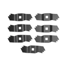 Sada 7 nožov 15,7 cm (6") pre vertikutátory Al-KO Alko 32 E 32 VLE 38 E 38 VLE 38 VLB 38 P Brill (OEM 474393 462219 460203 460773 28 VE/RL)