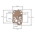 Sada membrán pre čínske krovinorezy a z hobbymarketov s objemom motora 26 cm3 32 cm3 43 cm3 52 cm3