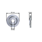 Sada podložiek prevodovky pre krovinorezy Oleomac 726T 722S 726D 726S SPARTA 250 SPARTA 25 SPARTA 26 EFCO STARK 2500S STARK 25IC