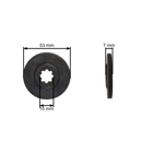 Sada podložiek prevodovky pre krovinorezy Oleomac SPARTA 42