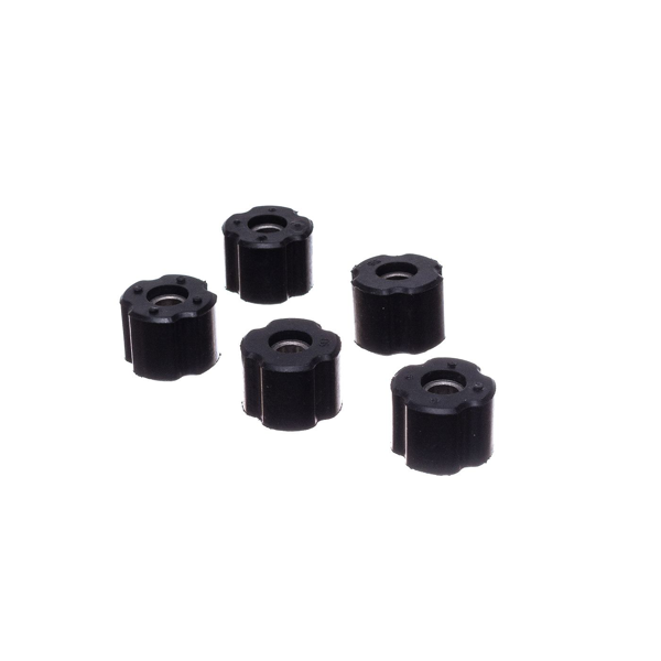 Sada silentblokov pre nosné rúrky krovinorezov priemer 28,0 mm x výška 22,7 mm x vnútorný priemer 10,55 mm