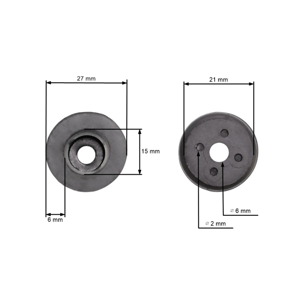 Silentblok pre čínske motorové píly obsah motora 45 ccm 52 ccm 58 ccm