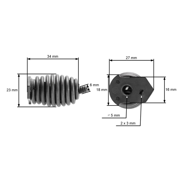 Silentblok pre motorové píly Husqvarna 555 556 560 562XP Jonsered CS2258 CS2260 CS2260WH (OEM 586312101)
