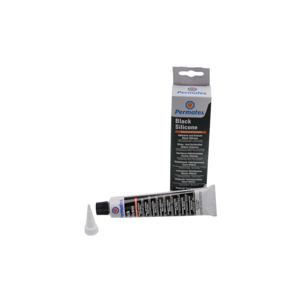 Silikónový tmel PERMATEX RTV čierny 80 ml do + 260°C pre Stihl 017 018 MS180 MS181 MS250 MS280 Husqvarna 136 137 141 435 Partner 351 371 391 420